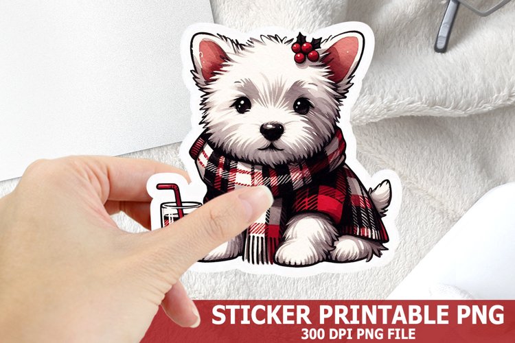 Christmas Dog Clipart Image 11