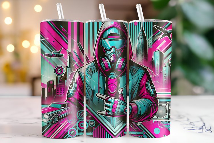 Character Tumbler Wrap | Sublimation | Tumblers example image 1