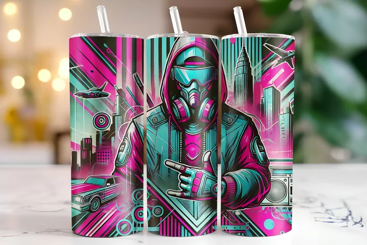 Character Tumbler Wrap | Sublimation | Tumblers