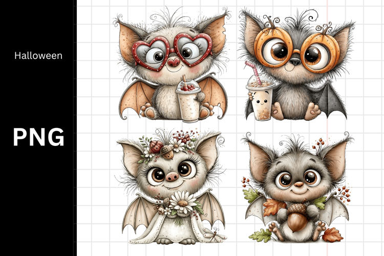 Halloween PNG, Bat PNG, Fall PNG