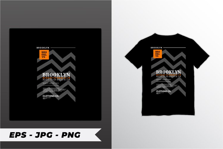 Brooklyn writing design, suitable for screen printing