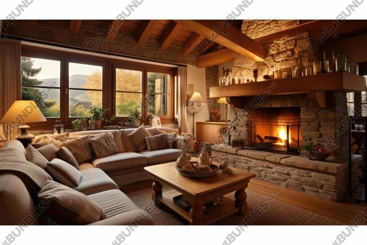 wooden interior view for photos example image 1