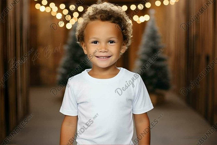 White Tshirt Mockup Image 21