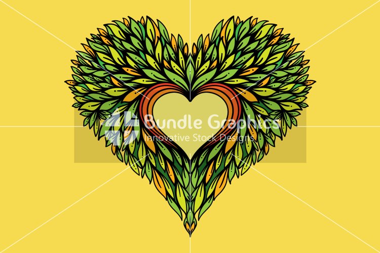 Nature Heart - Creative Heart Symbol