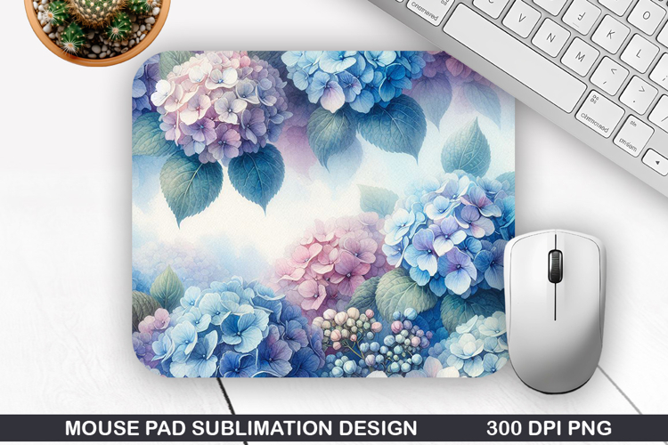 Flowers Mouse Pad Sublimation, Spring Mouse Pad PNG Design
