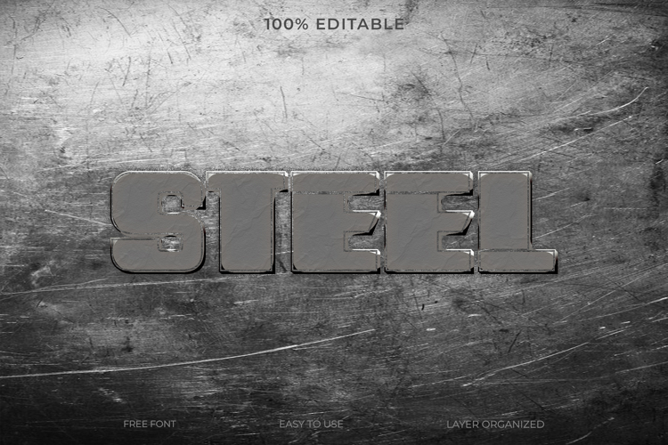 Metal Text Effect Image 22