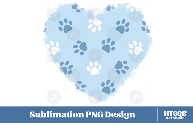 American 4th of July Cat Dog Paw Background Png Sublimation
