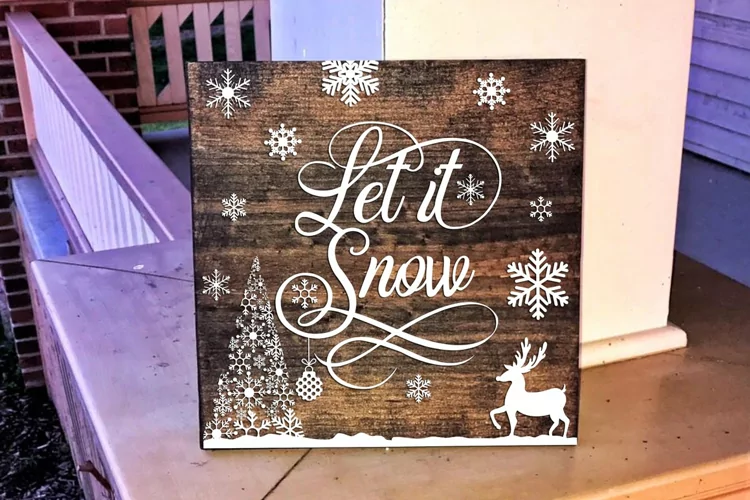 Let it Snow - Christmas SVG Cut File