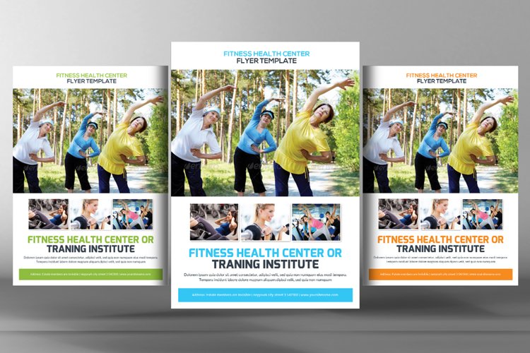 Fitness Training Center Flyer example image 1