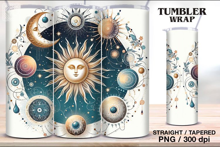 Day&Night Tumbler Sublimation, 20 oz Tumbler Wrap