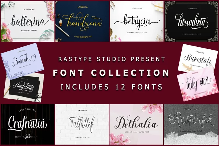 Font Collection | 12 Font