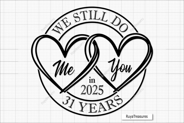 31st Anniversary Svg 