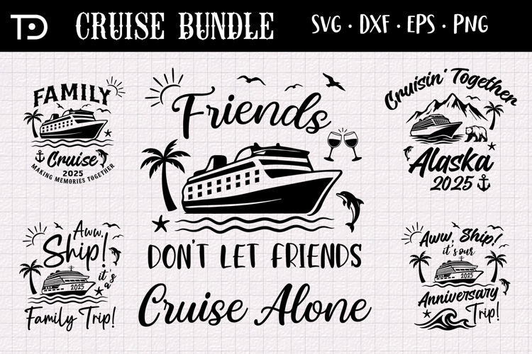 5 Cruise Bundles SVG, Cruising svg, Cruise Crew