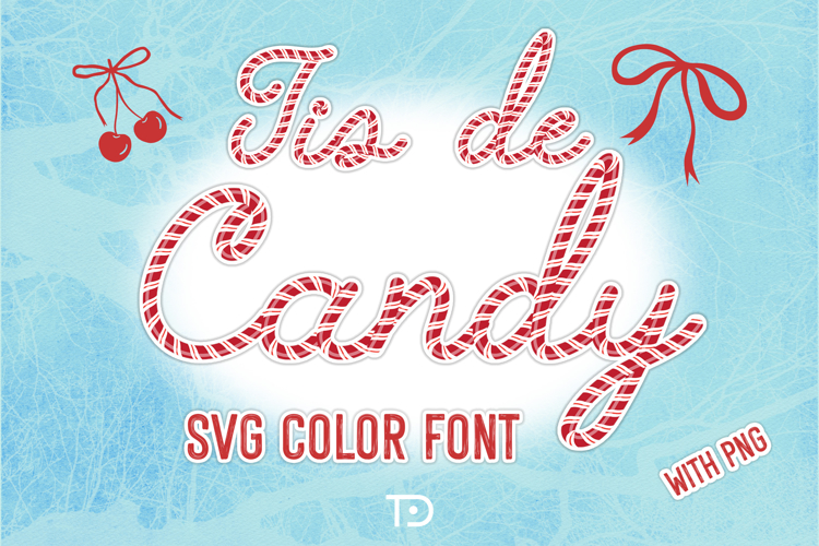 Tis de Candy SVG Color font