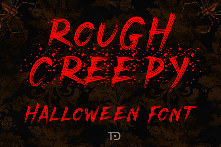 Rough Creepy Font