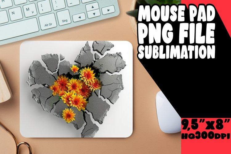 Enchanted Love Sublimation Mousepad