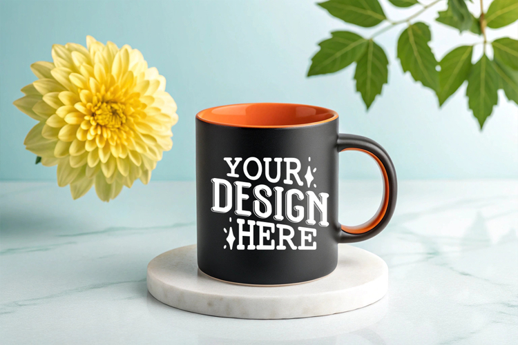 Coffee Mug Mockups, Spring Mug Mockup, Styled Stock Mockup