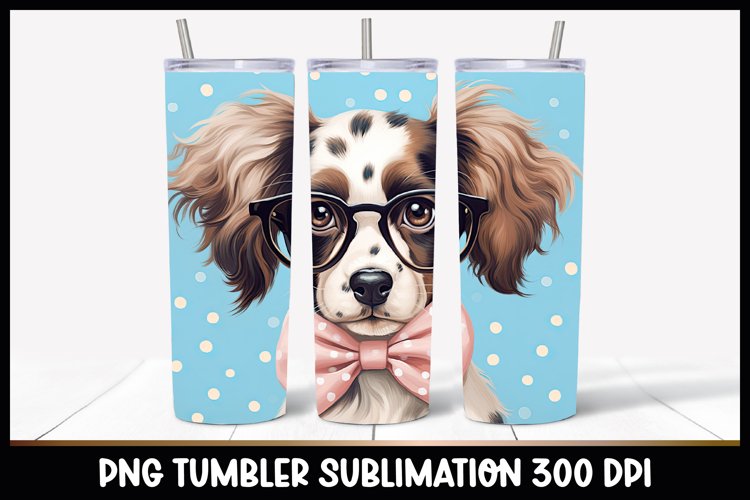 Aussie Dog Tumbler Sublimation I Dog Tumbler example image 1