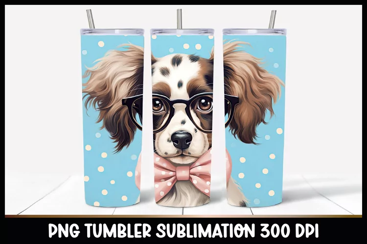 Aussie Dog Tumbler Sublimation I Dog Tumbler