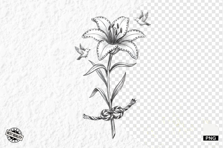 Black And White Summer Clipart Image 7