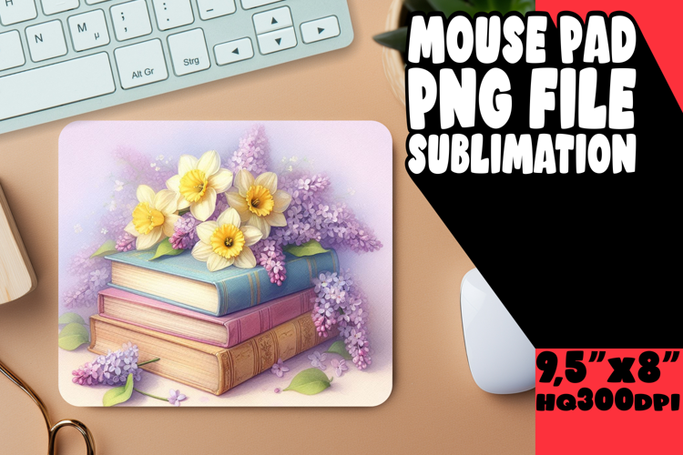 Cheerful Desk Pad Sublimation Ideas, Books