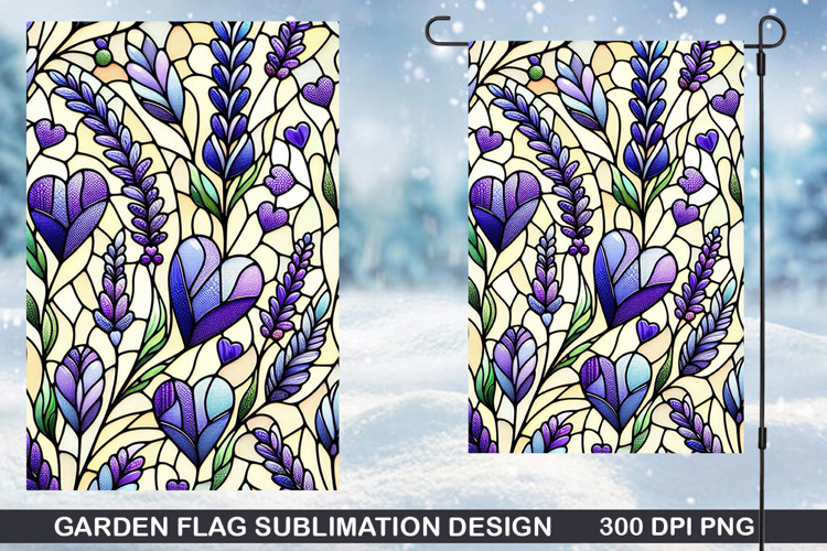 Flowers Garden Flag Sublimation| Flower Garden Flag PNG