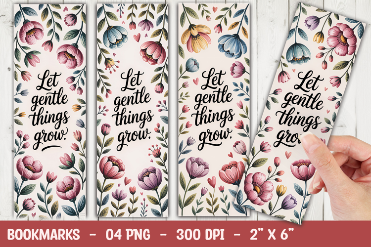 Gentle Things Bookmark Sublimation