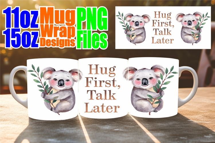 Sweet nostalgia 11oz 15oz mug wrap, Funny Animals