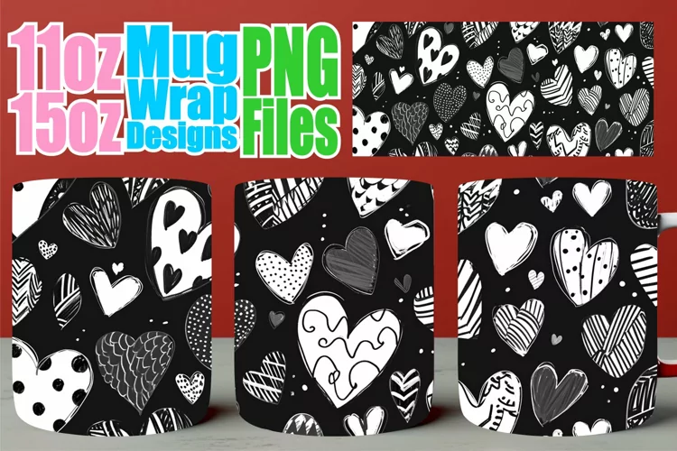 Valentine's Day Mug Pattern Delight