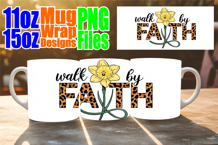Beautiful sunsets sublimation mug wrap, Christian