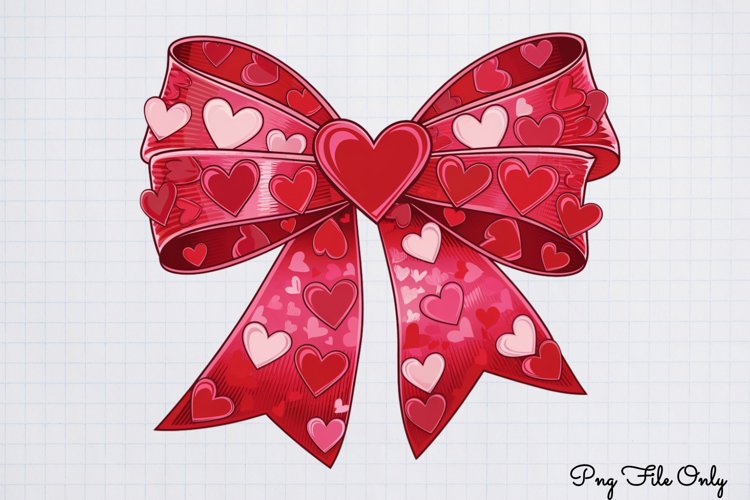 Coquette Valentine Clipart PNG