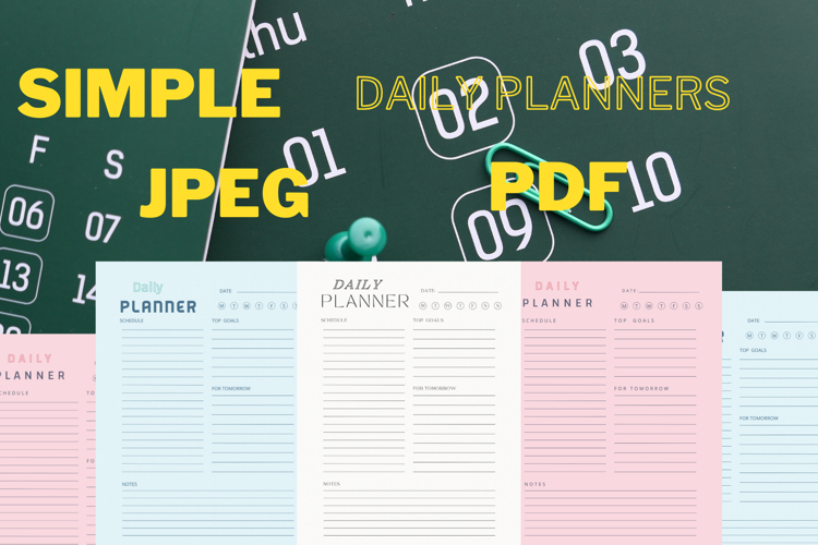 best simplest Daily planner freebie 41,free planners