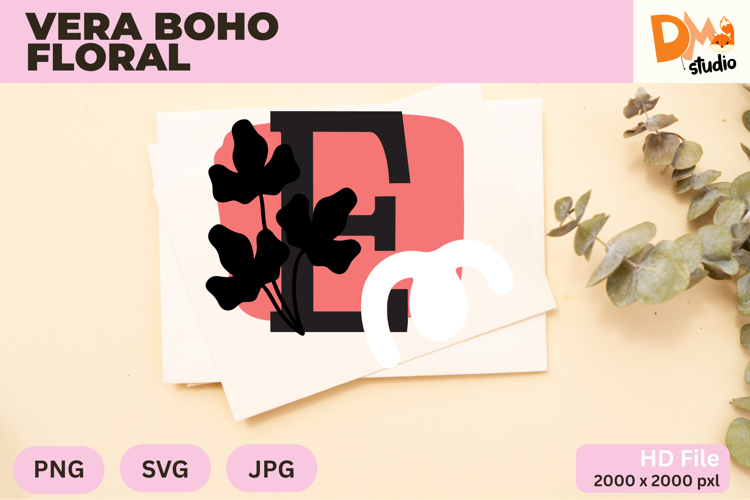 Boho Floral Svg Image 14