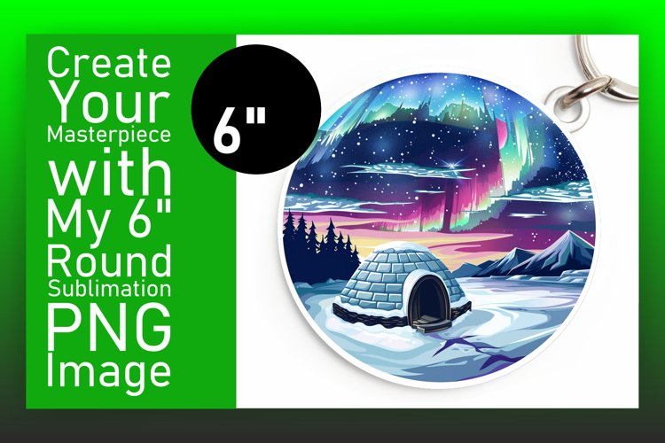 Beautiful Landscape Sublimation - Round Ornament