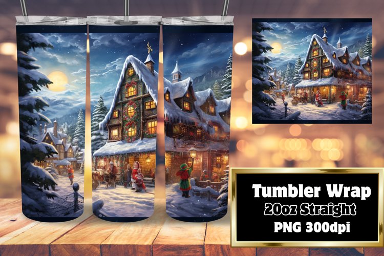 Christmas Tumbler Wrap Image 12