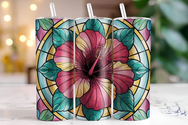 Flowers Tumbler Wrap | Sublimation | Tumblers