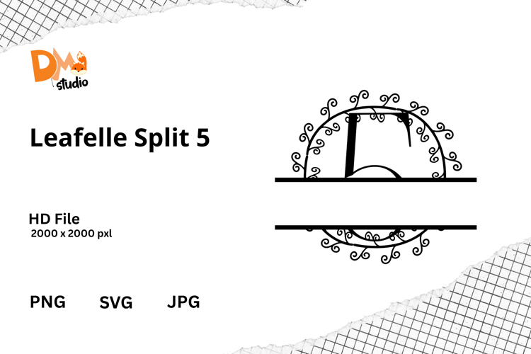 Floral Monogram Letter Svg Image 18