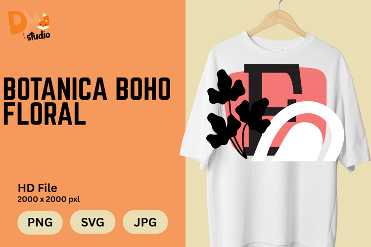 Boho Floral Svg Image 6