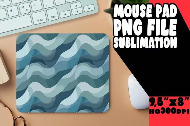 Colorful Patterns on Mousepad
