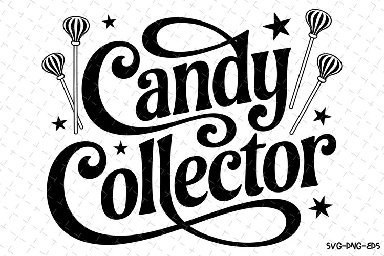 Candy Collector Svg | Halloween Svg | Svg Cut Files example image 1