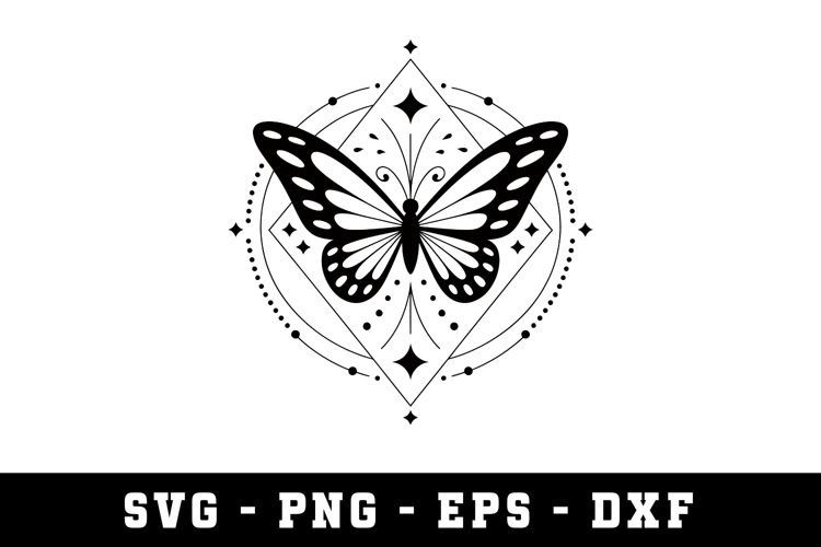 Black Butterfly Svg Image 16