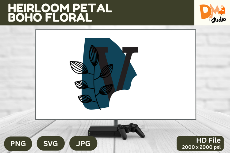 Boho Floral Svg Image 12