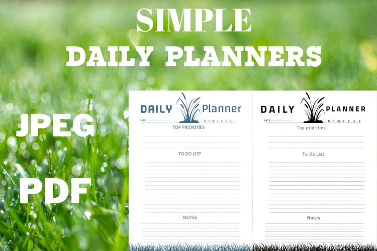 best simplest Daily planner freebie 50,free planners
