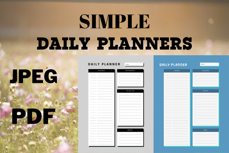 best simplest Daily planner freebie 44,free planners