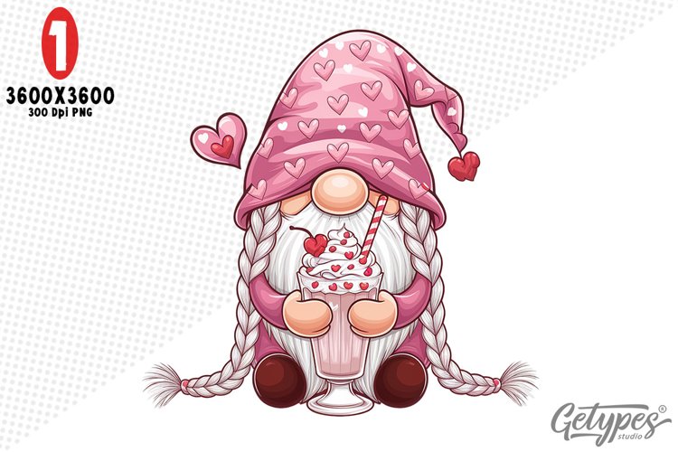 Valentine Gnome Clipart Image 15