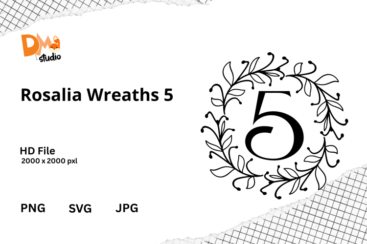Rosalia Wreaths Monogram