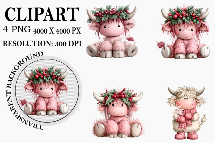 Highland Cow Clipart