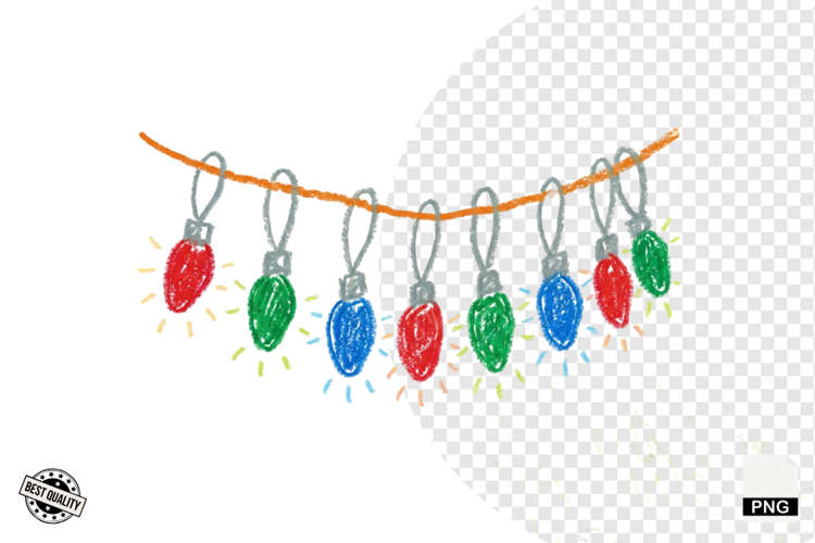 Holiday Lights Clipart Image 17