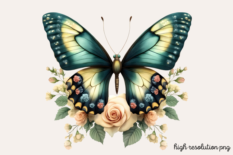 Watercolor Flowers Svg Image 17