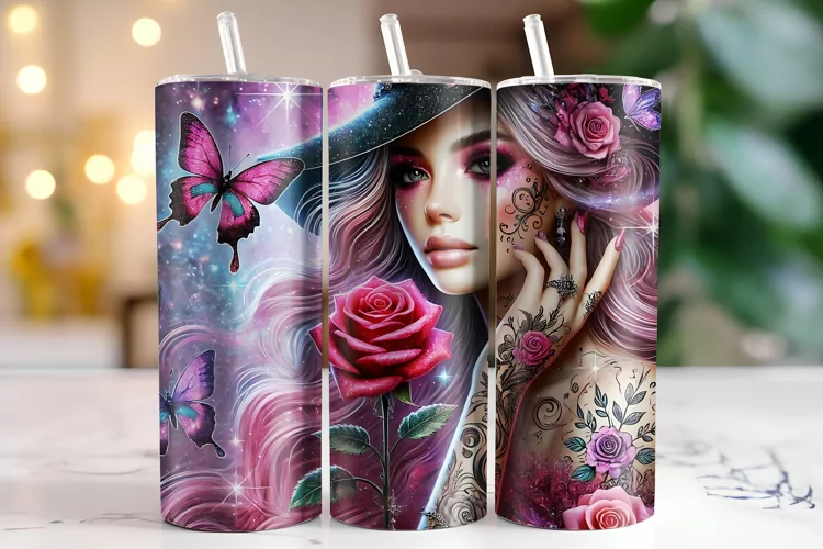 Girl Tumbler Wrap | Sublimation | Tumblers